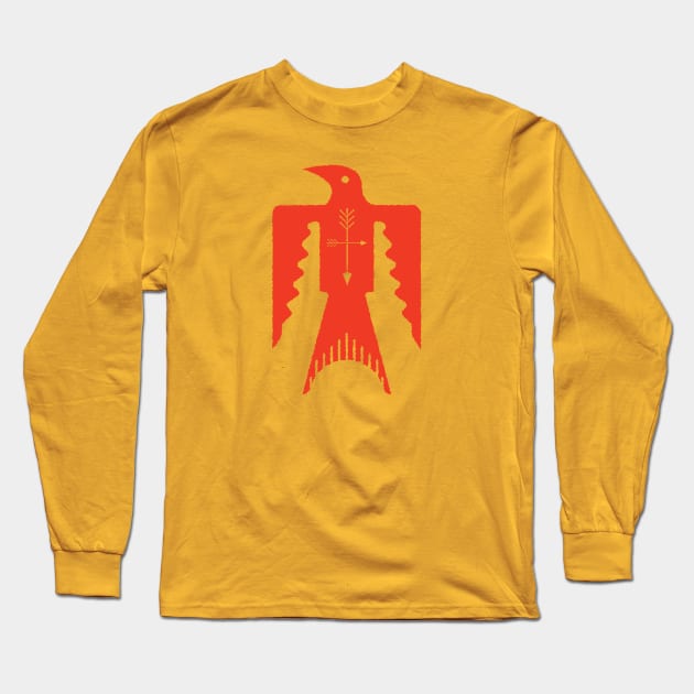 Native Americans - Crow Long Sleeve T-Shirt by BadBox